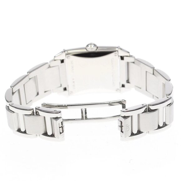 GIRARD PERREGAUX vintage 25911 Diamond Bezel Silver Dial Quartz Ladies _827073 main image 6
